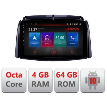 Navigatie Renault Koleos 2009-2016 E-KOLEOS Octa Core cu Android Radio Bluetooth Internet GPS WIFI DSP 4+64GB 4G RESIGILAT