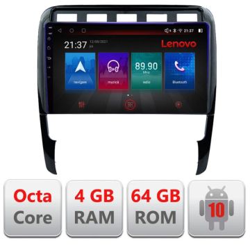 Navigatie Porsche Cayenne 2002-2011 E-443 Octa Core cu Android Radio Bluetooth Internet GPS WIFI DSP 4+64GB 4G RESIGILAT