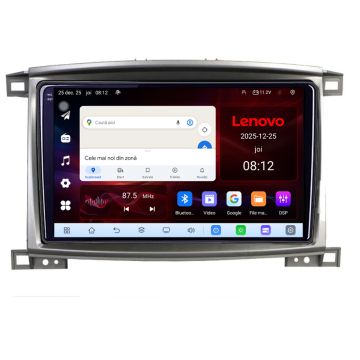 Navigatie Toyota Land Cruiser L100 2002-2008 Lenovo Kit-L100 8 Core 2.2 Ghz 8+128 Qled Incell 1K Android 360 Carplay DSP AHD 1080P ADAS 4G Wifi 5Ghz Bluetooth PRO v1