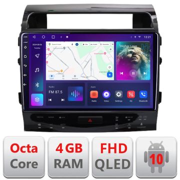 Navigatie Toyota Landcruiser J150 2010-2018 Android Ecran QLED octa core 4+64 carplay android auto