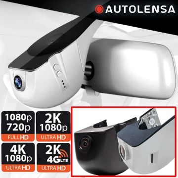 Cameră DVR gama Audi, cameră față-spate 4K 2K 1080p-720p Autolensa, 24/7 Gri AD06-1