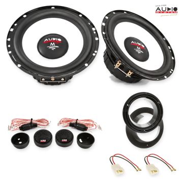 Pachet difuzoare Suzuki Swift (MZ/EZ) 2005-2010 Audio System M-Series componente dedicate uși față
