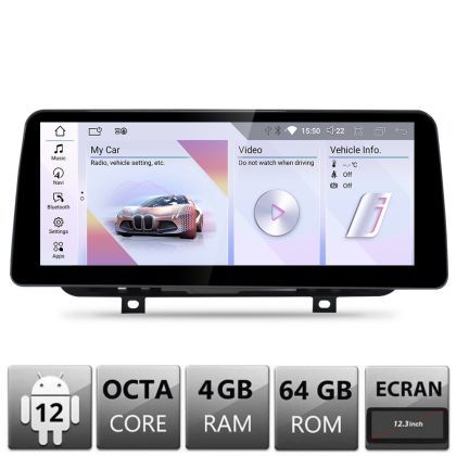 Navigatie BMW Seria 2 F22 F45 2012-2015 EVO Android ecran 10.25" 4+64 4G BT