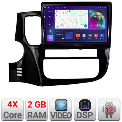 Navigatie Mitsubishi Outlander 2014- A-1230  2+32 GB Android Waze USB Navigatie Internet Youtube Radio