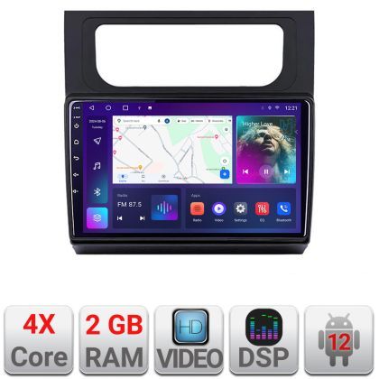 Navigatie VW Touran 2010-2016 A-touran3  2+32 GB Android Waze USB Navigatie Internet Youtube Radio