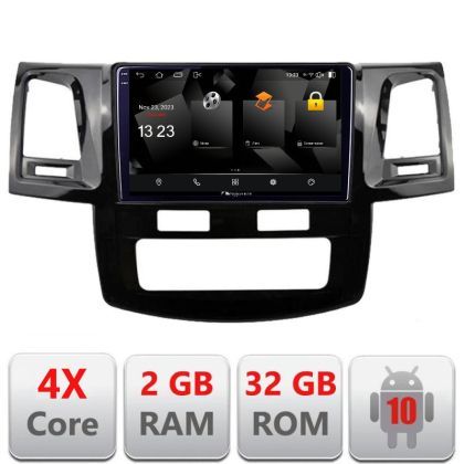 Navigatie Toyota Hilux 2008-2014 5230-143 Android Ecran 720P Quad Core 2+64 carplay android auto