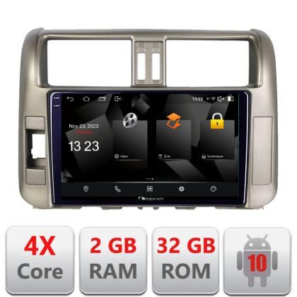 Navigatie Toyota Prado 2010-2013 5230-347 Android Ecran 720P Quad Core 2+64 carplay android auto
