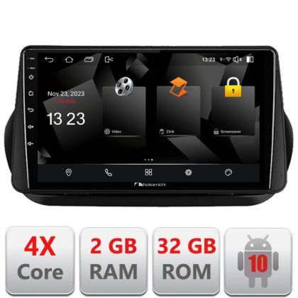 Navigatie Peugeot Bipper, Citroen Nemo, Fiat Qubo 2008-2017 Android radio gps internet quad core 2+64 carplay android auto