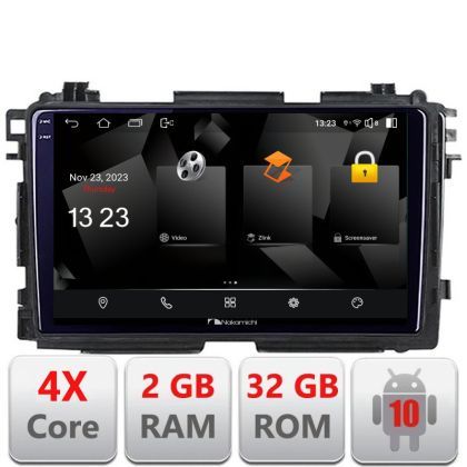 Navigatie Honda HR-V 2013-2018 Android Ecran 720P Quad Core 2+64 carplay android auto