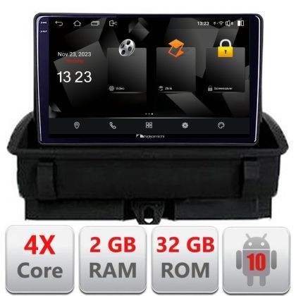 Navigatie Audi Q3 2011-2018 Android Ecran 720P Quad Core 2+64 carplay android auto