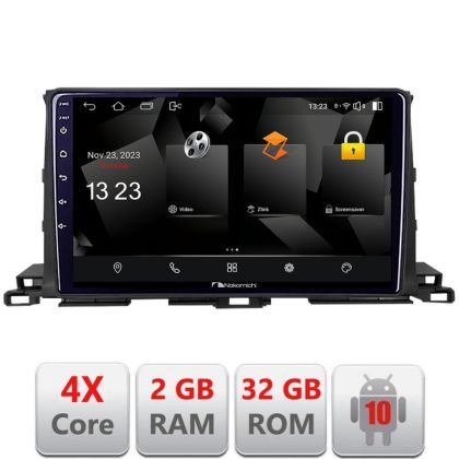 Navigatie Toyota Highlander 2013-2018 Android Ecran 720P Quad Core 2+64 carplay android auto
