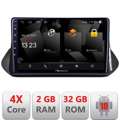 Navigatie Nissan X-trail 2021- Nakamichi Android Ecran 720P Quad Core 2+64 carplay android auto NAM5230