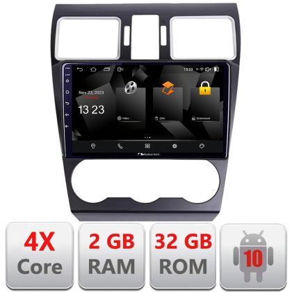 Navigatie Subaru Forester XV Nakamichi Android Ecran 720P Quad Core 2+64 carplay android auto NAM5230