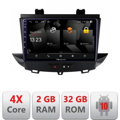Navigatie Opel Grandland X Crossland X 2016-2020 Nakamichi Android Ecran 720P Quad Core 2+64 carplay android auto NAM5230