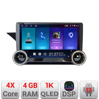 Navigatie Mercedes GLK 2012-2015 NTG4.5 Kit-GLK Edotec  4+64 10.5 inch Incell 1K android Wifi 5Ghz gps internet