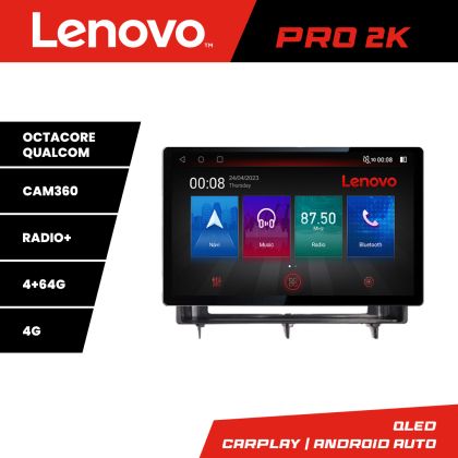 Navigatie Honda Civic 2022- Lenovo Qled 13 inch 2K Octa Core 4+64 360 DSP ADAS carplay android auto radio internet kit-civic2022+PRO-2K-13-4+64+kit-10-9