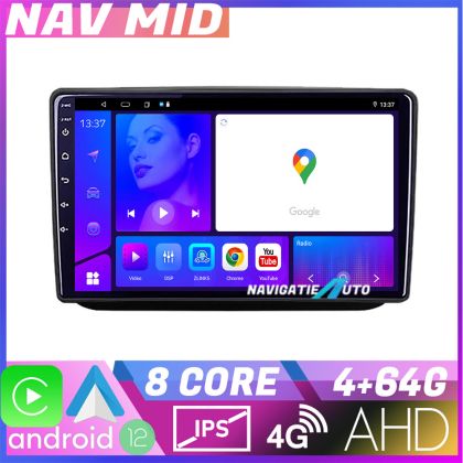 Navigatie Skoda Fabia 2 2009 2014 EDOTEC-LITE Android Ecran 720P Octa Core 4 64 Carplay