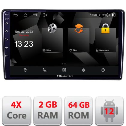 Navigatie Citroen Berlingo Opel Combo 2021- Nakamichi Android Ecran 720P Quad Core 2+64 carplay android auto NAM5230