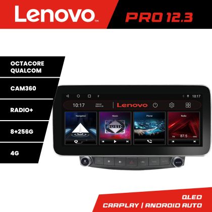 Navigatie Lexus IS 2005-2011 K- IS Lenovo PRO 8+256 12.3 inch qled android 4G DSP gps internet  C