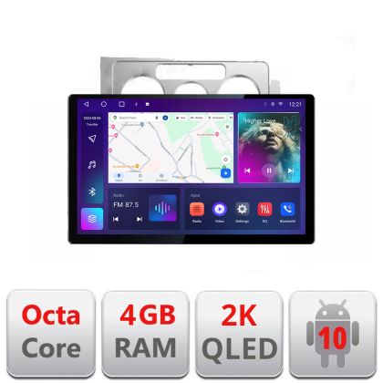 Navigatie dedicata VW Touran 2003-2010 N-TOURAN1 Edonav ecran 13" 2K 4+32 Android Waze USB Navigatie 4G 360 Toslink Youtube Ra