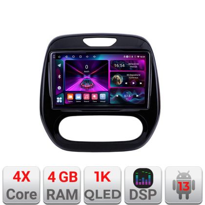 Navigatie Renault Captur A-CAPTUR  4+64 InCell Display 1K Android Waze USB Navigatie Internet Youtube Radio