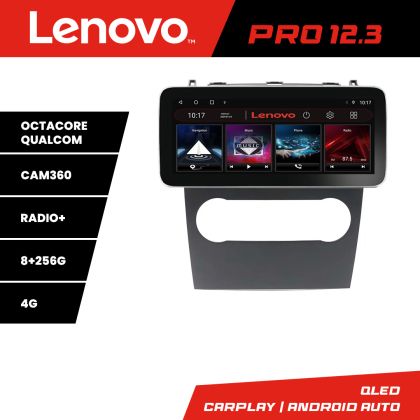 Navigatie Mercedes clasa A W169 2004-2012 Lenovo Qled 12.3 inch Octa Core 8+256 360 DSP ADAS carplay android auto radio internet Kit-+PRO-12.3-8+256