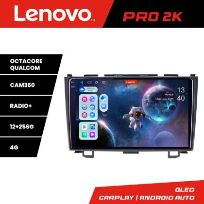 Navigatie Honda CR-V Lenovo Kit-009 8 core QLED 2K 12+256 360 Android Waze USB Navigatie Internet Youtube Radio