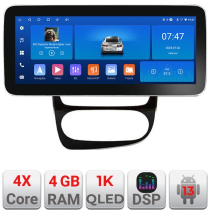 Navigatie Renault Clio 4 V2 K-468 Edotec 4+64 12.3 inch Incell 1K android Wifi 5Ghz gps internet