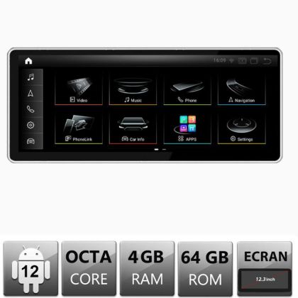 Navigatie Audi A4 A5 MMI3G 2009-2014 Android Octa Core 4+64 12.3" 1920x720