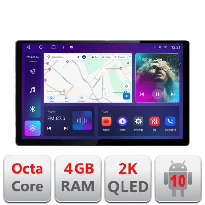 Navigatie dedicata Seat Leon 2005-2012 N-leon05 Edonav ecran 13" 2K 4+32 Android Waze USB Navigatie 4G 360 Toslink Youtube Rad