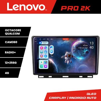 Navigatie Renault Clio 5 Lenovo Kit-Clio5 8 core QLED 2K 12+256 360 Android Waze USB Navigatie Internet Youtube Radio