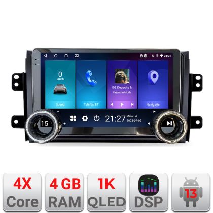 Navigatie Suzuki SX4 2006-2013 Kit-124 Edotec  4+64 10.5 inch Incell 1K android Wifi 5Ghz gps internet