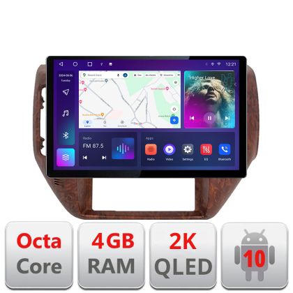 Navigatie dedicata Nissan Patrol 2005-2011 Edonav ecran 13" 2K 4+32 Android Waze USB Navigatie 4G 360 Toslink Youtube Radio KIT-patrol si E