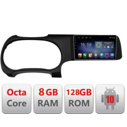 Navigatie Hyundai I10 2020 F-i10 Octa Core cu Android Radio Bluetooth Internet GPS WIFI DSP 8+128GB 4G