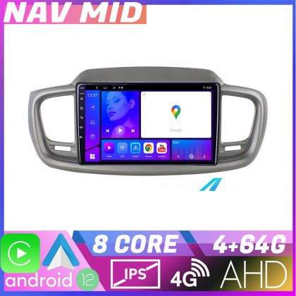 Navigatie Kia Sorento 2015 2018 KIT 6528 EDOTEC-LITE Android Ecran 720P Octa Core 4 64 Carplay
