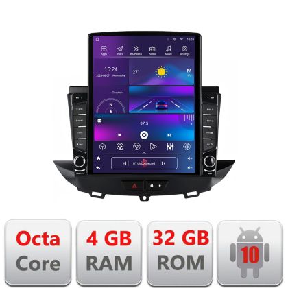 Navigatie Opel Grandland X Crossland X 2016-2020 dedicata Ouad core 4+32 ecran vertical 9.7" DSP 360 FHD AHD Android radio gps internet  Kit-+EDT-E709