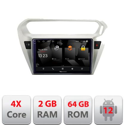 Navigatie Peugeot 301 Citroen C-Elisee 5230-301 Android Ecran 720P Quad Core 2+64 carplay android auto v1