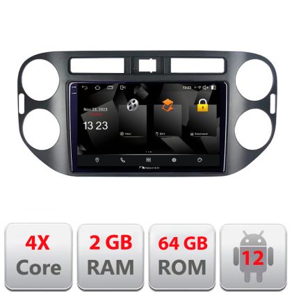 Navigatie VW TIGUAN si Golf Plus 2007-2011 Android Ecran 720P Quad Core 2+64 carplay android auto