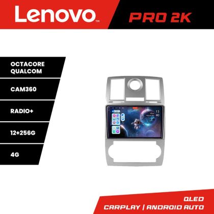 Navigatie Chrysler 300C 2004-2008 Lenovo Kit-CH06 8 core QLED 2K 12+256 360 Android Waze USB Navigatie Internet Youtube Radio