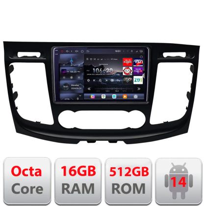 Navigatie Ford Transit 2019- varianta cu radio cd simplu Android radio gps internet 8 core QLED 2K 12+256GB 360 Edotec
