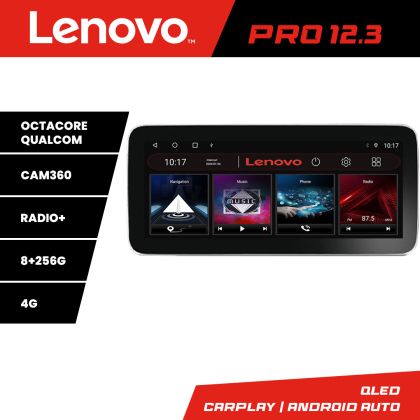 Navigatie Kia Ceed 2020- Lenovo PRO 8+256 12.3 inch qled android 4G DSP gps internet  8Core