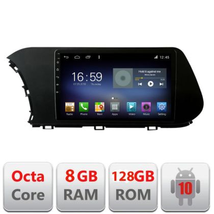 Navigatie Hyundai I20 2020- F-i20 Android radio gps internet Octa Core 4G 8+128 DSP