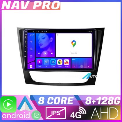 Navigatie Mercedes W211 W219 KIT 090 EDOTEC-LITE Android Ecran 720P Octa Core 8 128 Carplay
