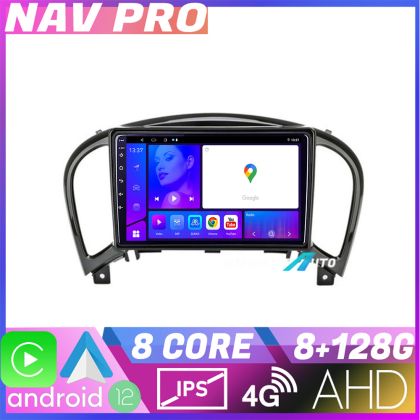 Navigatie Nissan Juke 2010 2015 KIT JUKE EDOTEC-LITE Android Ecran 720P Octa Core 8 128 Carplay