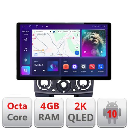 Navigatie dedicata Ford Ranger Mazda BT50 2007-2012 N-RANGER Edonav ecran 13" 2K 4+32 Android Waze USB Navigatie 4G 360 Toslin