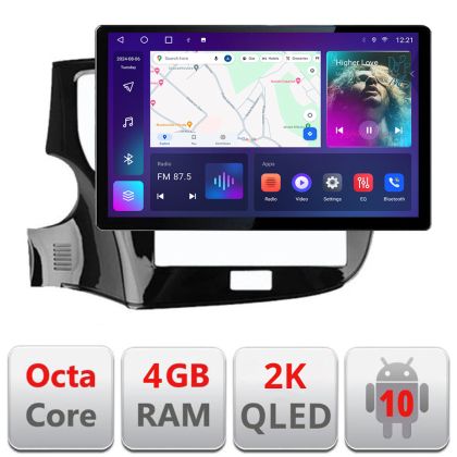 Navigatie dedicata Mitsubishi Oultander 2020- N-1230-20 Edonav ecran 13" 2K 4+32 Android Waze USB Navigatie 4G 360 Toslink You
