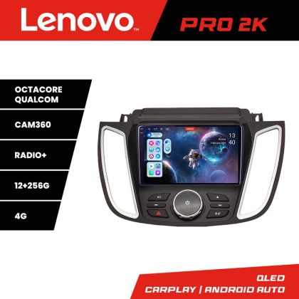 Navigatie Ford Kuga 2015-2020 SYNC2 si SYNC3 8 core QLED 2K 12+256 360 Android Waze USB Navigatie Internet Youtube Radio Lenovo