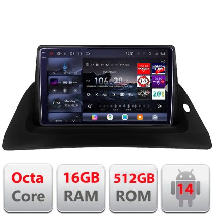 Navigatie Renault Kangoo 2015-2019 Android radio gps internet 8 core QLED 2K 12+256GB 360 Edotec