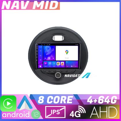 Navigatie Mini 2015 2019 masini fara ecran color de fabrica EDOTEC-LITE Android Ecran 720P Octa Core 4 64 Carplay
