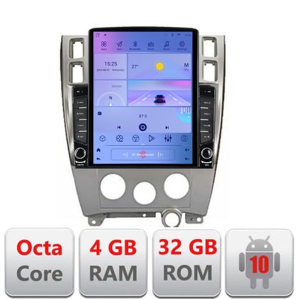 Navigatie Hyundai Tucson Manual H-1001 ecran tip TESLA 9.7" cu Android Radio Bluetooth Internet GPS WIFI 4+32GB DSP 4G